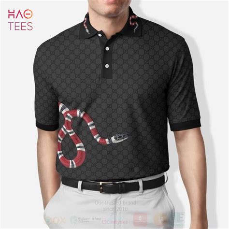 gucci polo shirts for men cheap|gucci polo snake collar.